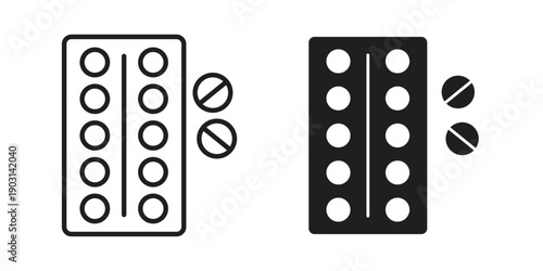 Medicine icons symbol. vector illustration pack for apps and designs