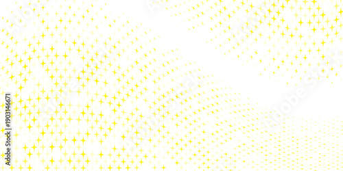 Gold falling down confetti background. Repeated golden dotted glitter pattern. Yellow, orange and golden dots wallpaper.