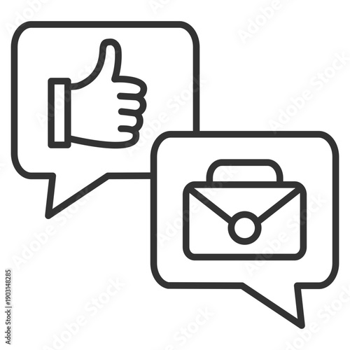 Work On Demand Outline Icon