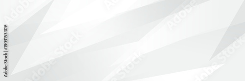 Abstract pattern white geometric banner design background.