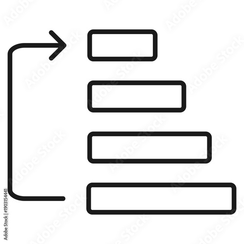 Prioritization Outline Icon