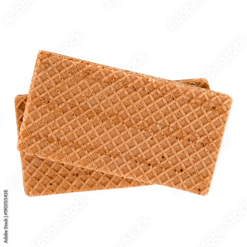 Wallpaper Mural Isolate wafers on a white background Torontodigital.ca