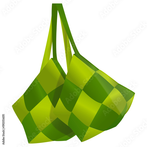 Ketupat Illustration
