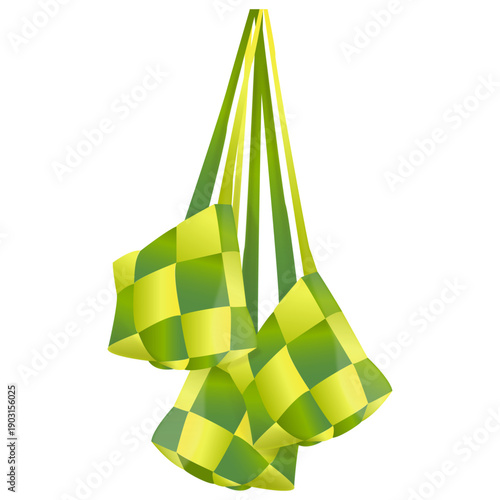 Ketupat Illustration