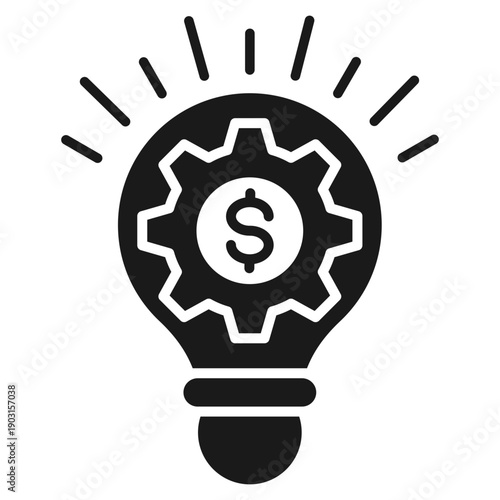 Innovation Glyph Icon Vector Illustration