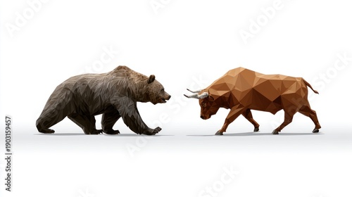 Geometric bear and bull