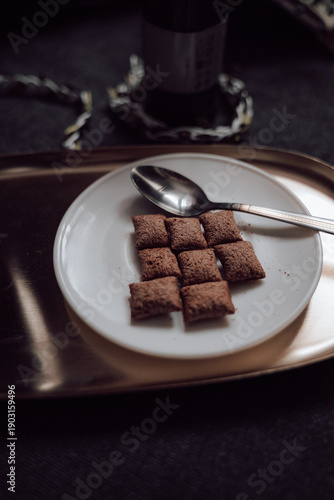 chocolate cake with nuts