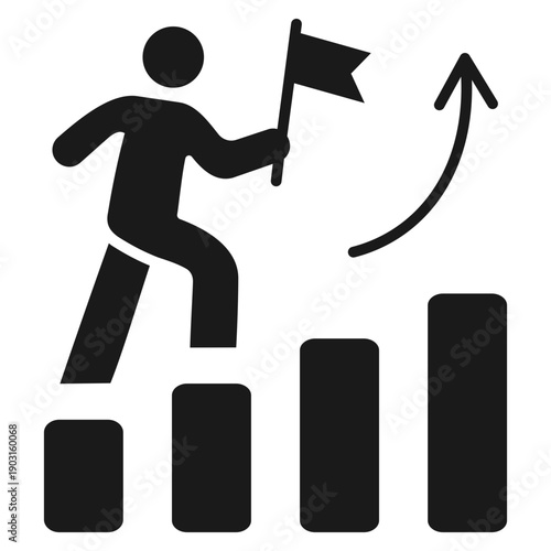 Leadership Glyph Icon