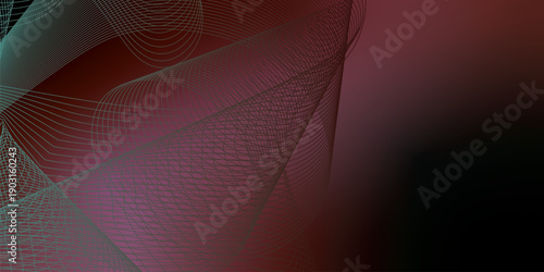 Abstract grainy gradient background with teal maroon magenta and azure shapes on black