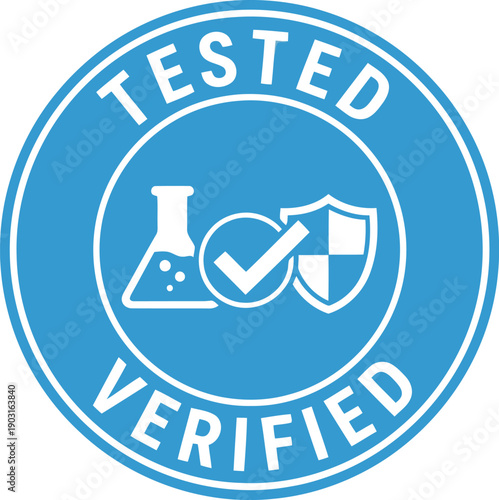Certified Tested and Verified Emblem for Quality Assurance in Scientific Products