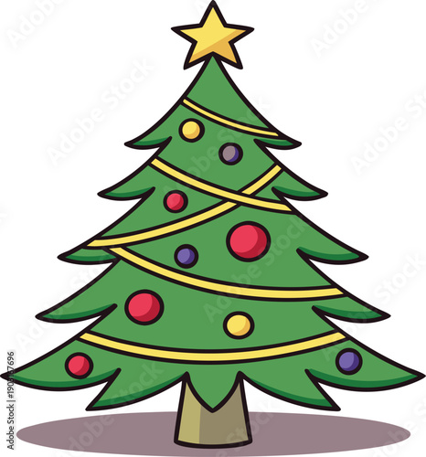 Christmas holiday celebration design. Natal festive greeting illustration. Christmas winter season design. Holiday decoration Christmas illustration. Christmas family celebration design