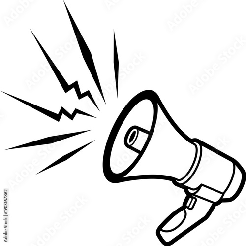 拡声器のアイコン