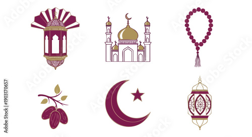 Collection Minimaliste de Fanous et Tasbih du Ramadan