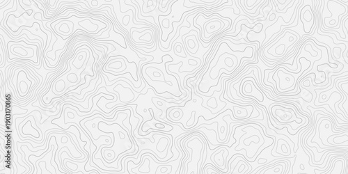 Vintage Cartographic Style Seamless Terrain Elevation Contour Map
Clean Black and White Line Art Outdoor Adventure Map Pattern