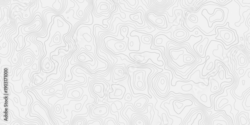 Seamless Stylized Black and White Topography Map Pattern Background
Detailed Landscape Height Contour Lines in Vintage Outdoor Theme