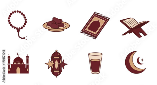 Garnet Symbols of Ramadan Devotion