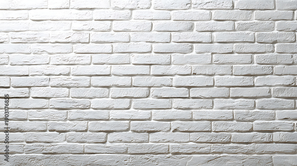 Obraz premium White Brick Wall Surface Detail texture background