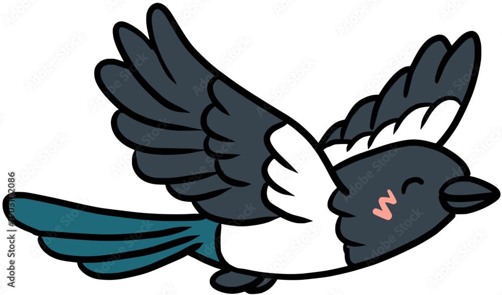 Obraz premium vector illustration of an eagle