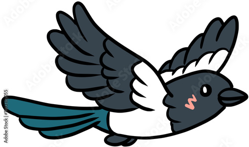 vector illustration of a bird