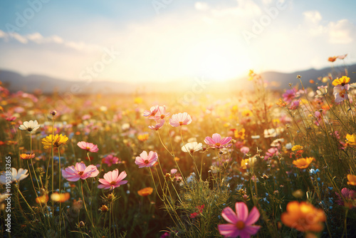 Wallpaper Mural Wildflower Meadow Torontodigital.ca