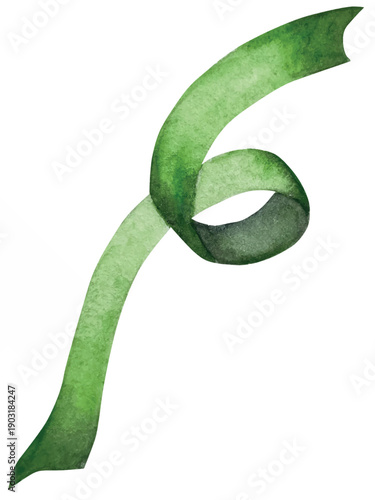 Set of Watercolor Illustrations for St. Patrick's Day. Hand drawn isolated clipart with a leprechaun hat, clovers, golden coins, Irish Flag, green beer and a pot of gold. Talismans for good luck