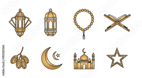 Icônes de Rehal Ramadan Duoton or Luxe