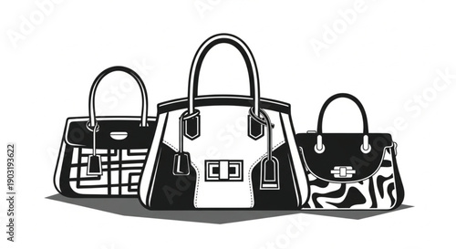 set of shopping bags