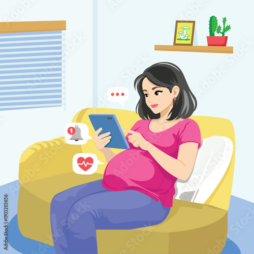 Pregnancy Due Date Calculator Illustration