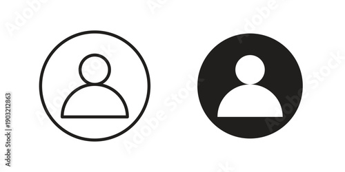 Login icons for graphic design, logo, Web site, social media, UI, mobile app, vector illustration