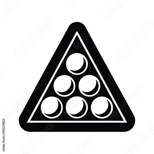 Snooker Triangle Rack Icon