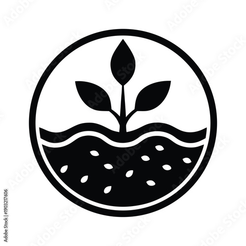 Soil Health Eco Icon
