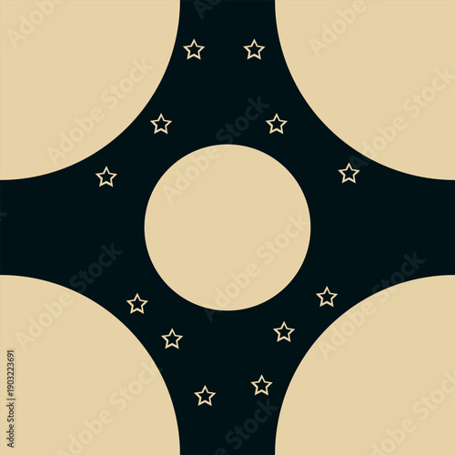 Seamless vector geometric pattern. the abstract background.