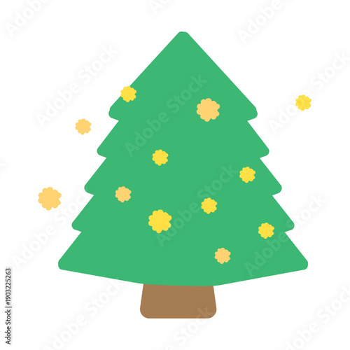 スギ花粉　スギ花粉症　イラスト