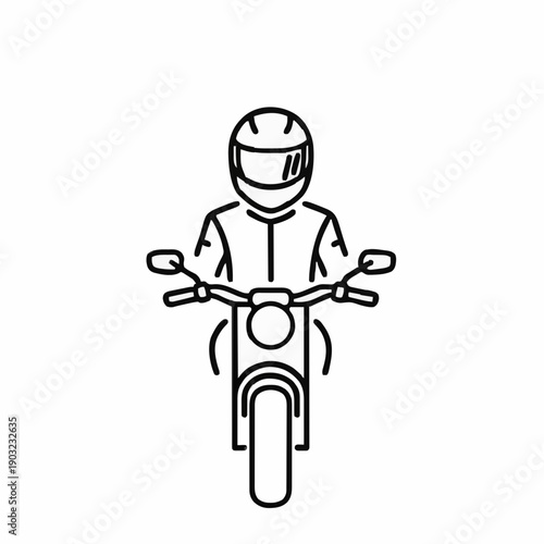 motorcyclist icon