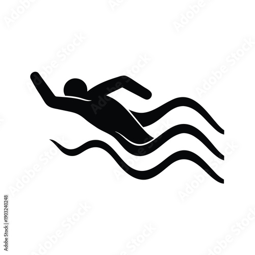 swimming stroke icon