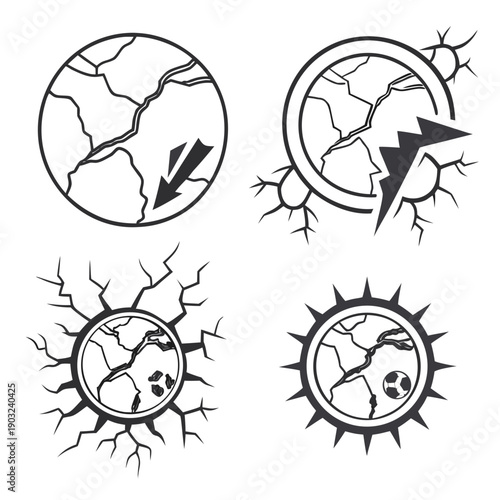 Illustrations of various cells with different structures and functions Vector