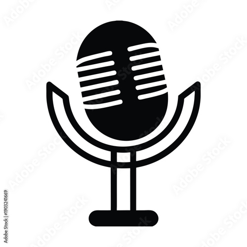 talk show microphone icon