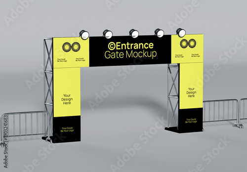 Event Entrance Gate Mockup