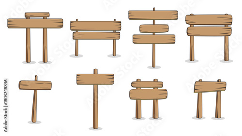 madeira wooden signs board vectors