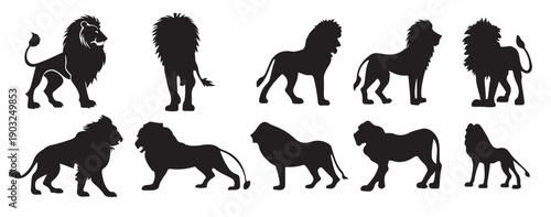  lion king silhouette black logo animals silhouettes icons