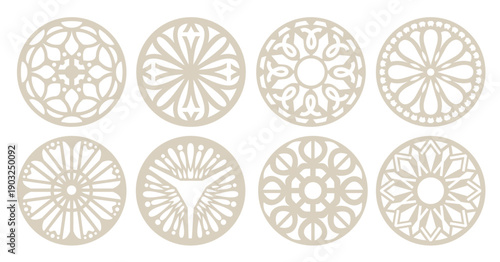 laser cut ornament vectors