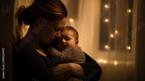 maternal. An abstract image representing motherhood with a soft, circular glow and warm tones. wellbeing guides, coaching materials, designed for coaching and self-improvement content.