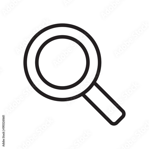 Search engine optimization magnifier glass analysis icon