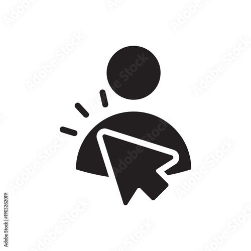 Target Audience Engagement and Customer Selection Icon