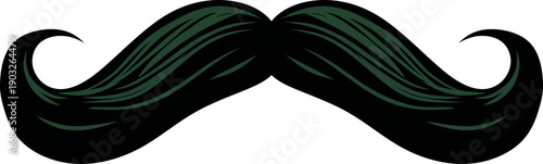 Handlebar Mustache Vector