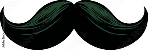 Handlebar Mustache Vector