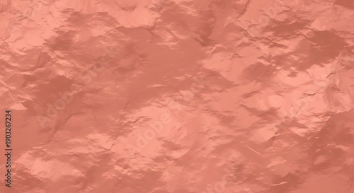 Textured terracotta surface with subtle reflections and undulating pattern