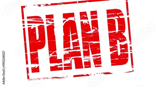  Animation “Plan B” rubber stamp effect