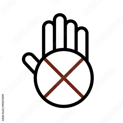 Exclusion Cancel Illustration Rejection Shape Vector