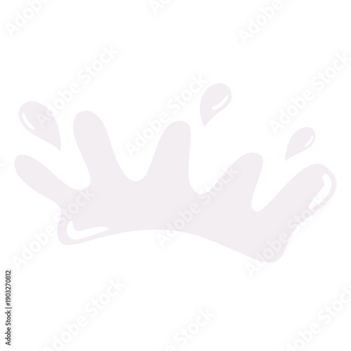 Splashes Drops Milk Cream Drink Liquid Flow Spill